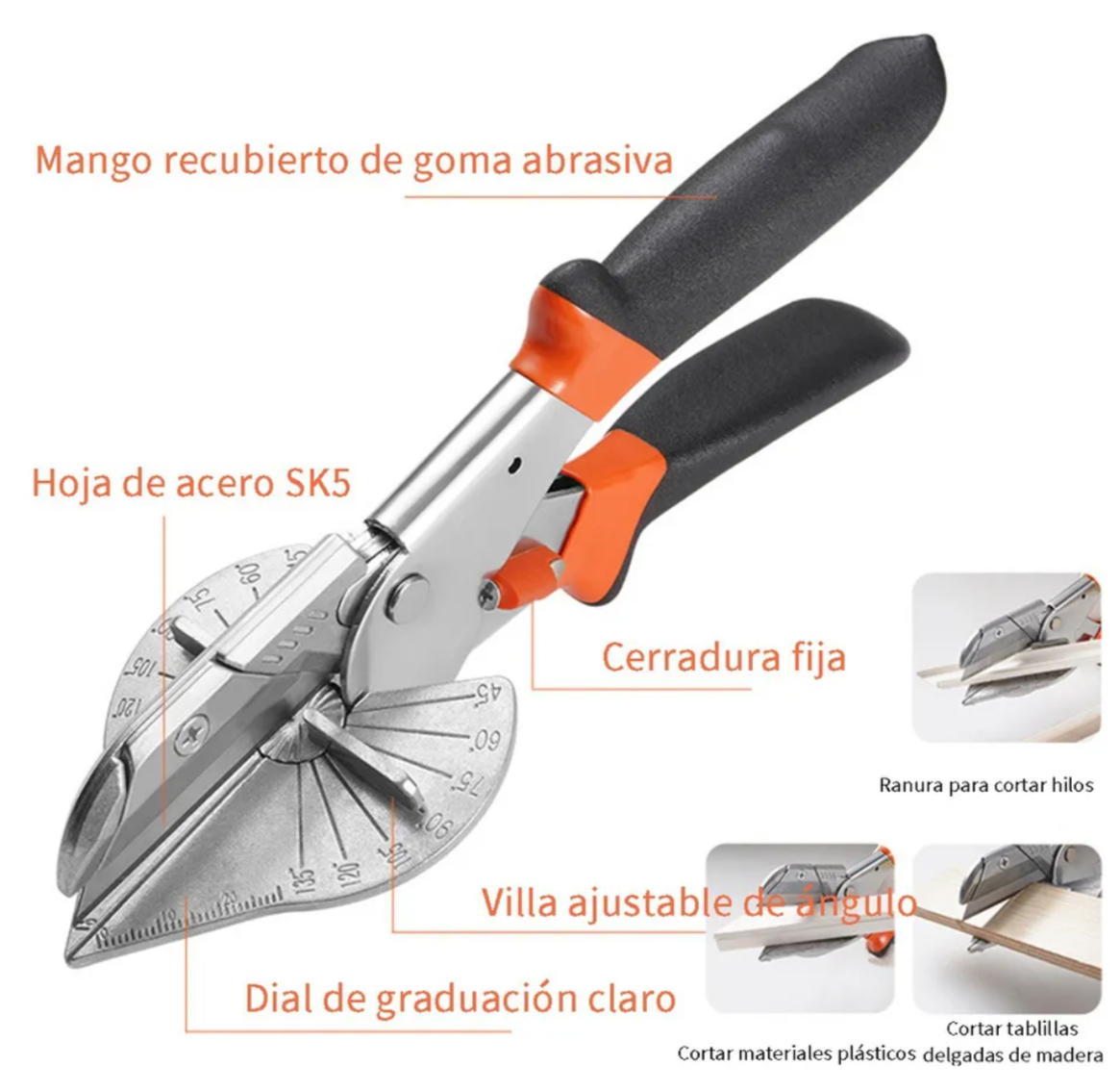 Vista 6 de Tijeras Inglete Cortador Multiangulo